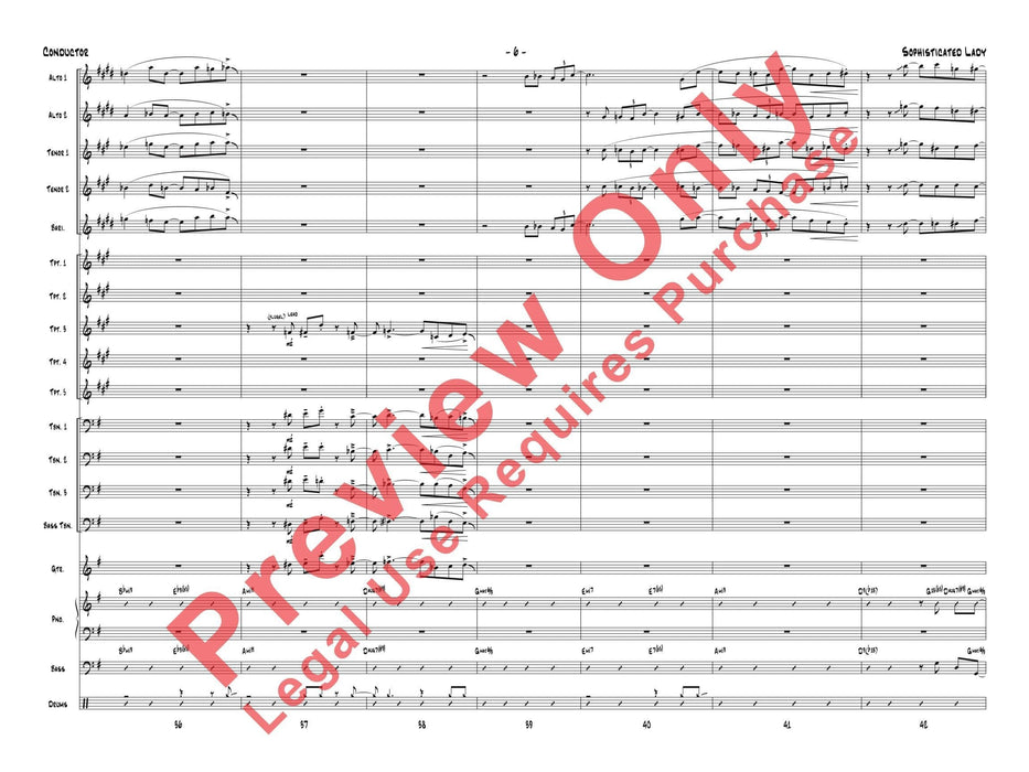 Sophisticated Lady 總譜 | 小雅音樂 Hsiaoya Music