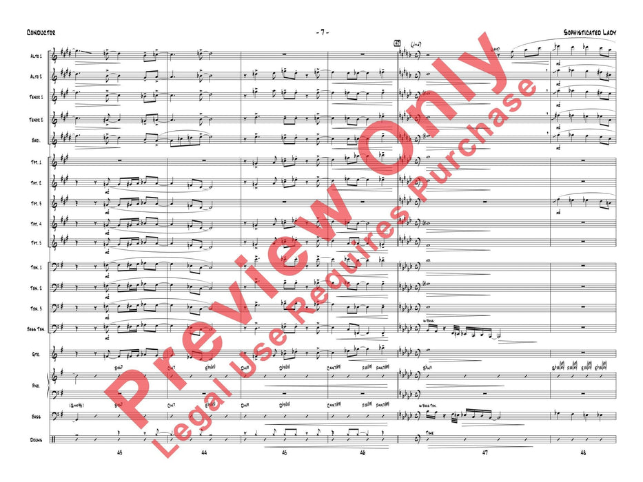 Sophisticated Lady 總譜 | 小雅音樂 Hsiaoya Music