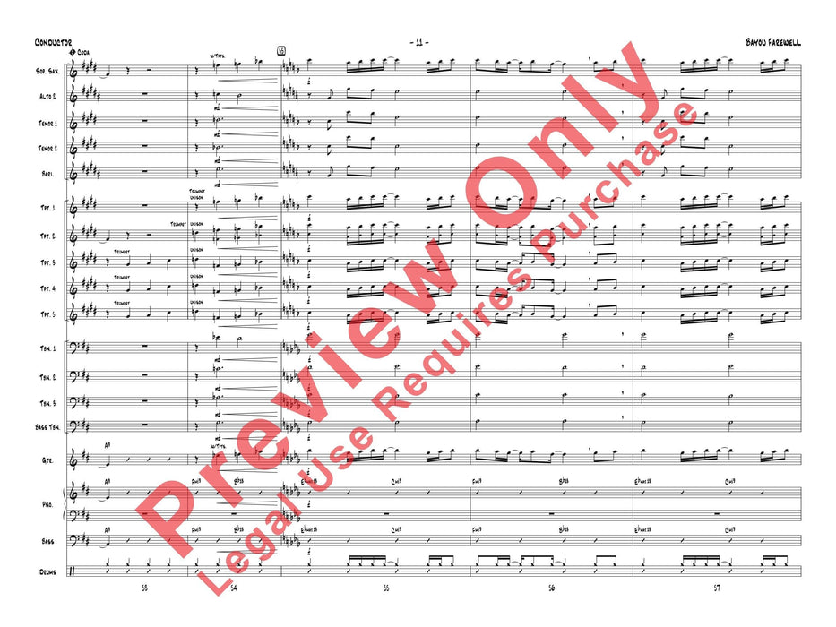 Bayou Farewell 總譜 | 小雅音樂 Hsiaoya Music