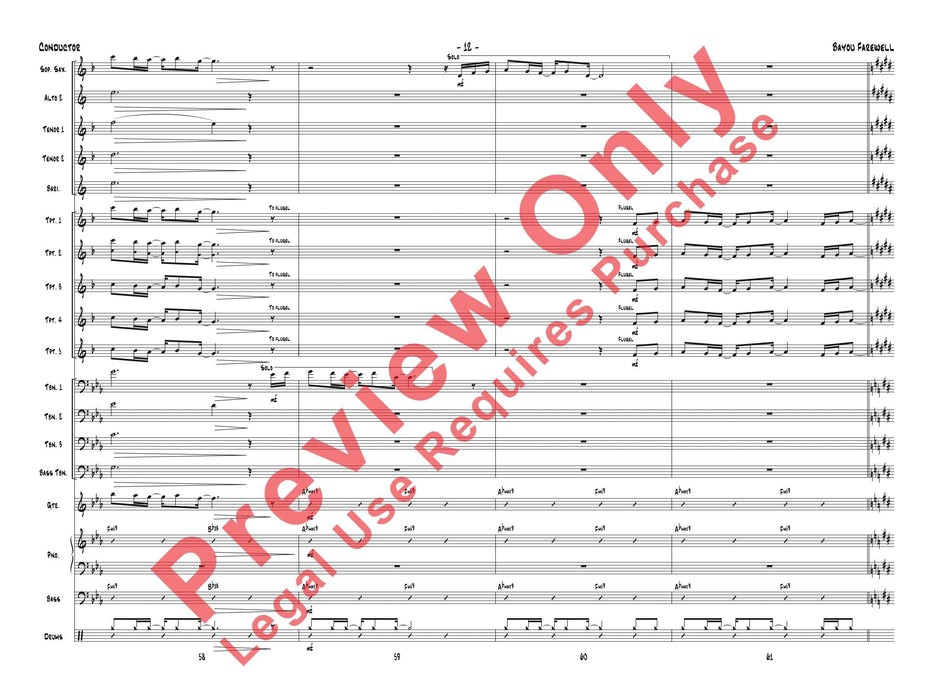 Bayou Farewell 總譜 | 小雅音樂 Hsiaoya Music