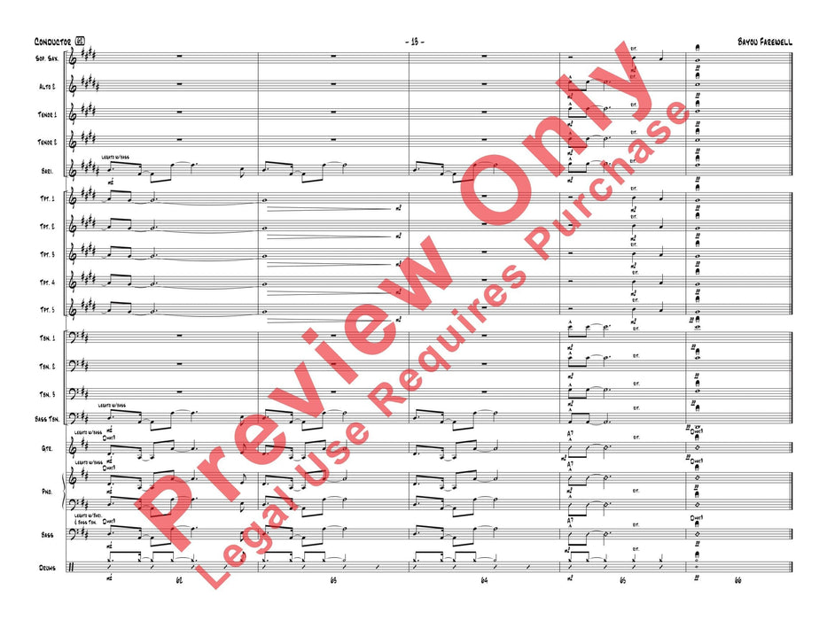 Bayou Farewell 總譜 | 小雅音樂 Hsiaoya Music