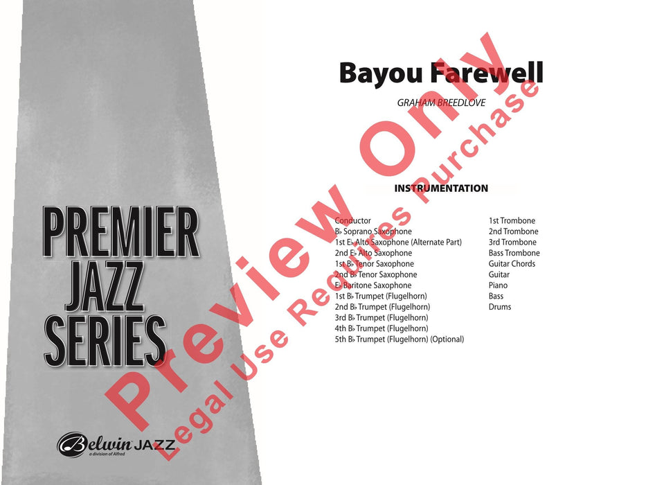 Bayou Farewell 總譜 | 小雅音樂 Hsiaoya Music