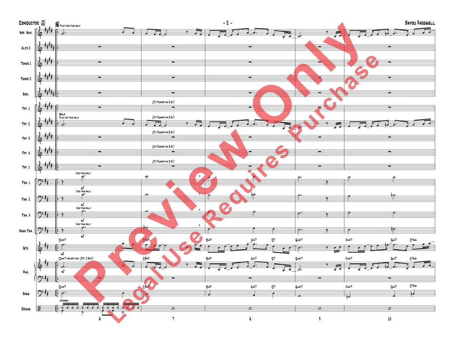 Bayou Farewell 總譜 | 小雅音樂 Hsiaoya Music