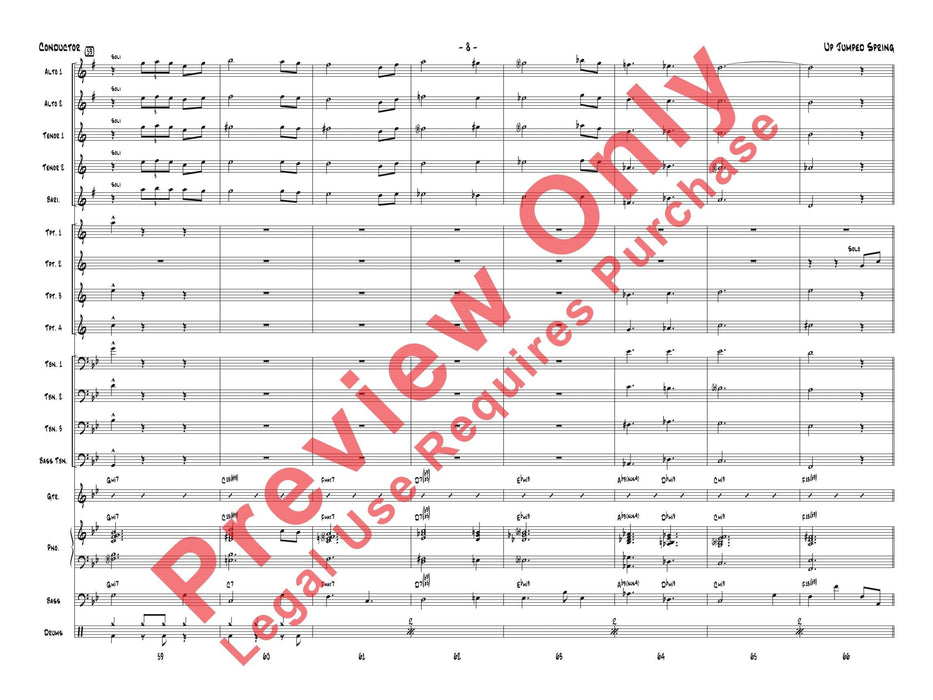 Up Jumped Spring 總譜 | 小雅音樂 Hsiaoya Music