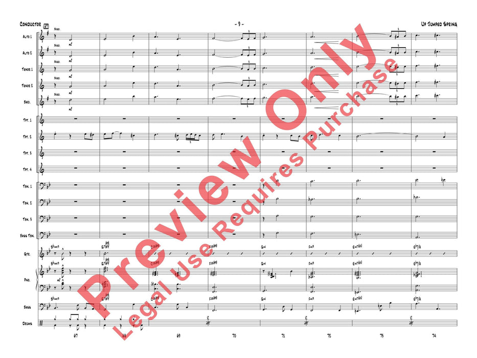 Up Jumped Spring 總譜 | 小雅音樂 Hsiaoya Music