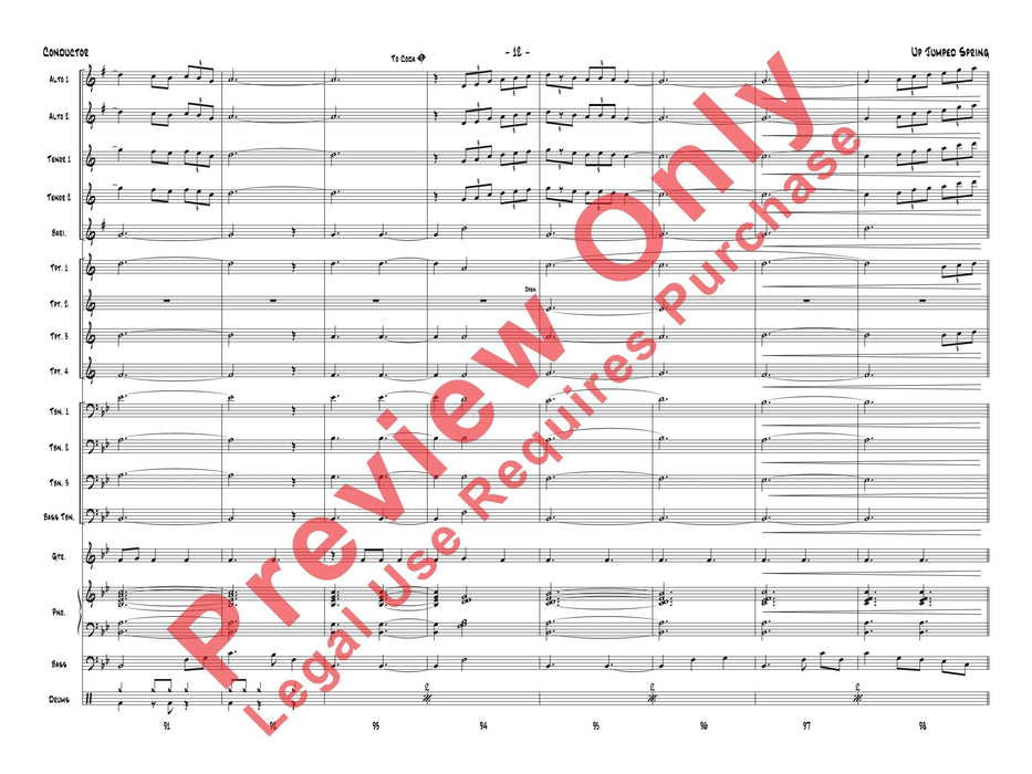 Up Jumped Spring 總譜 | 小雅音樂 Hsiaoya Music