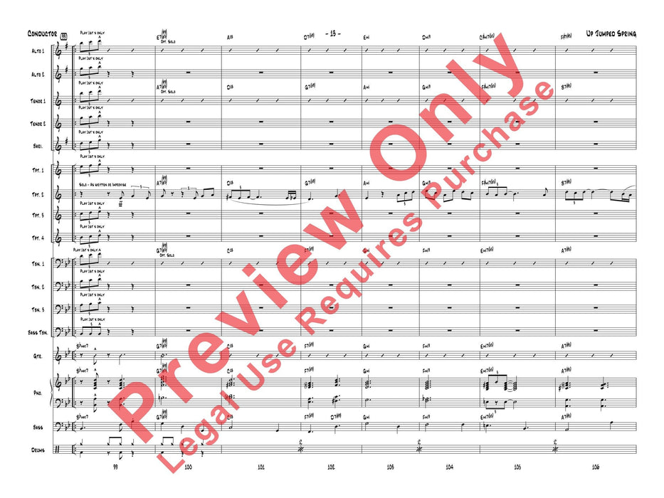 Up Jumped Spring 總譜 | 小雅音樂 Hsiaoya Music