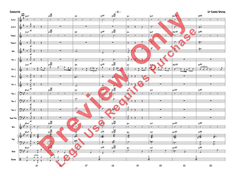 Up Jumped Spring 總譜 | 小雅音樂 Hsiaoya Music