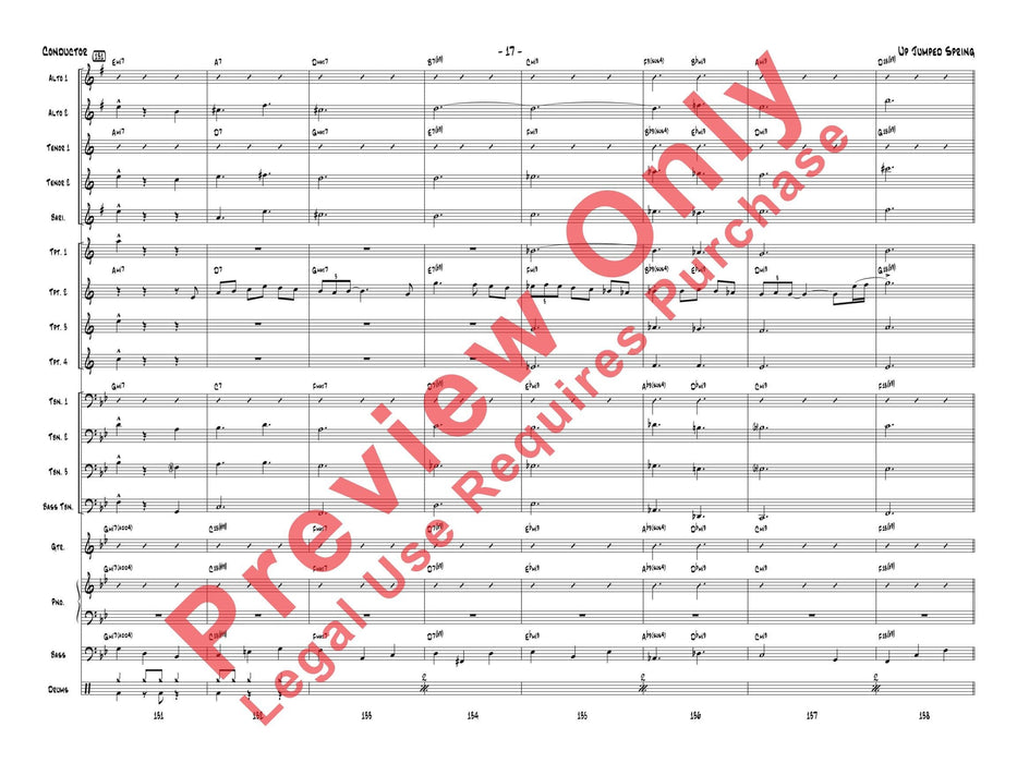 Up Jumped Spring 總譜 | 小雅音樂 Hsiaoya Music