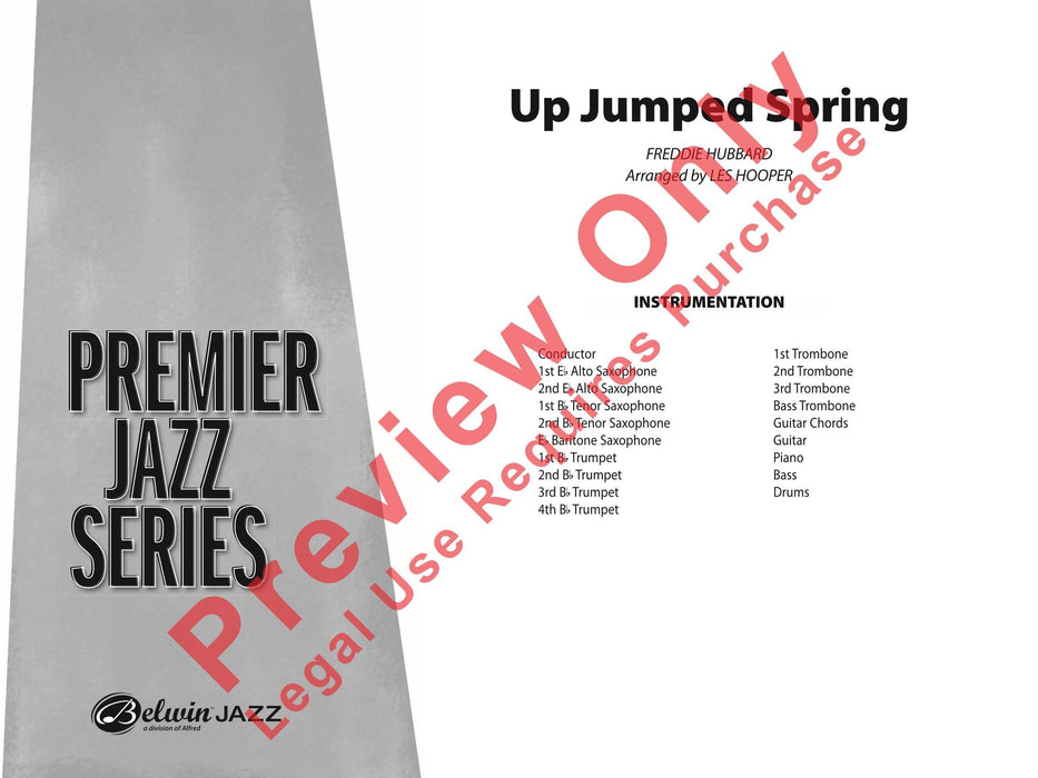 Up Jumped Spring 總譜 | 小雅音樂 Hsiaoya Music