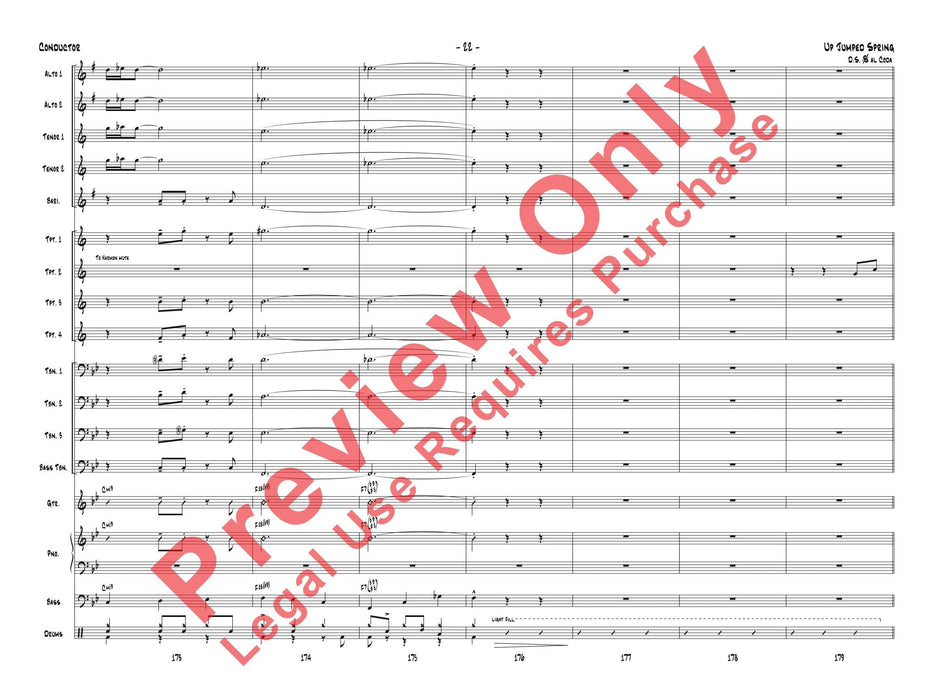 Up Jumped Spring 總譜 | 小雅音樂 Hsiaoya Music