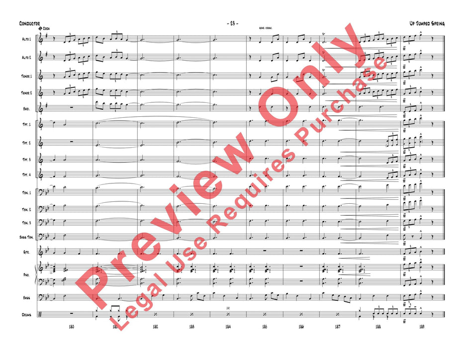 Up Jumped Spring 總譜 | 小雅音樂 Hsiaoya Music