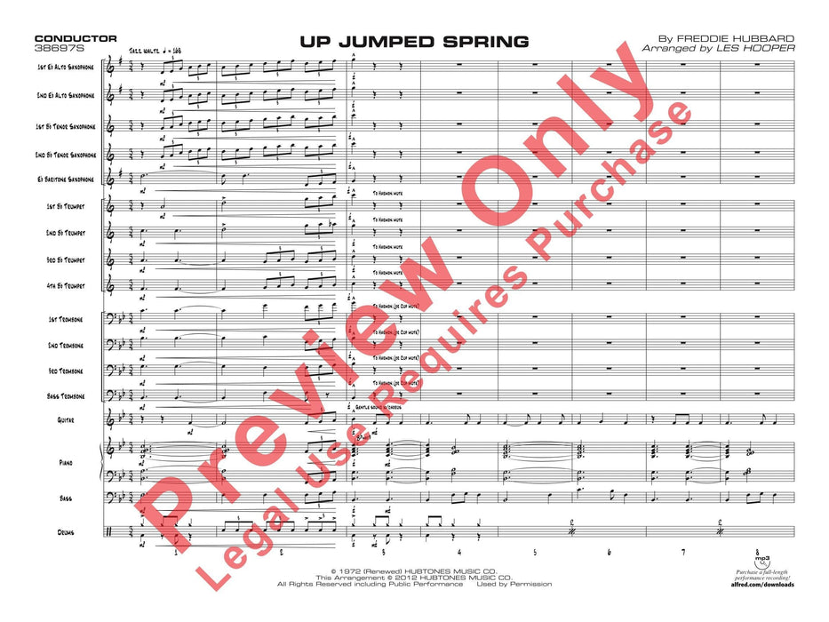 Up Jumped Spring 總譜 | 小雅音樂 Hsiaoya Music