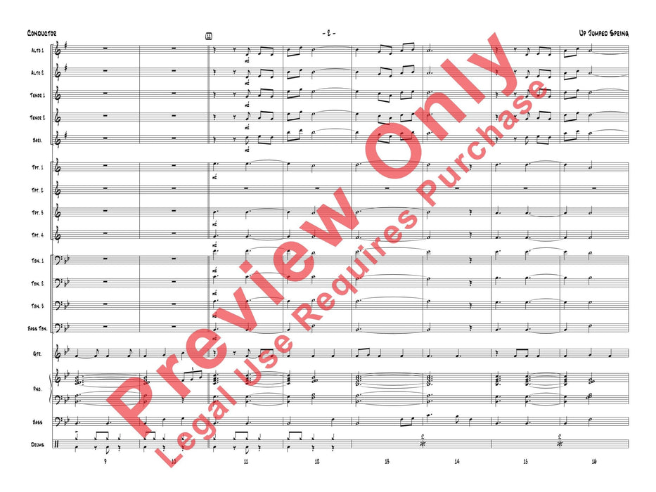 Up Jumped Spring 總譜 | 小雅音樂 Hsiaoya Music