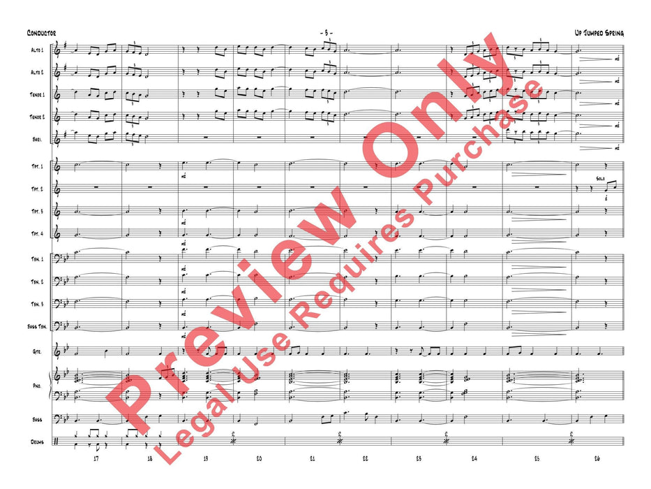 Up Jumped Spring 總譜 | 小雅音樂 Hsiaoya Music