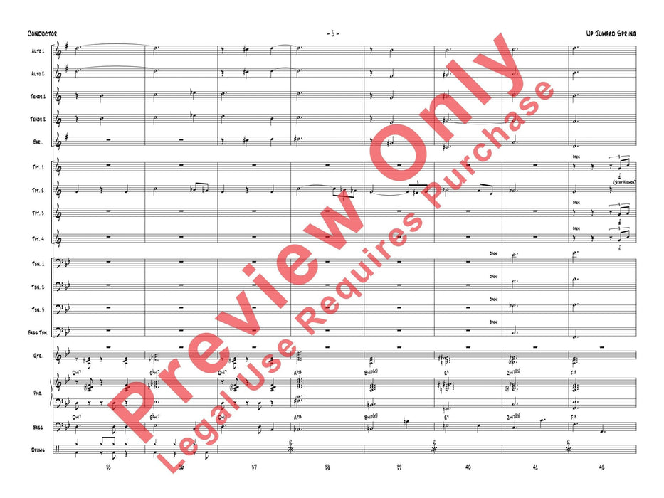 Up Jumped Spring 總譜 | 小雅音樂 Hsiaoya Music