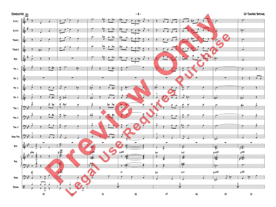 Up Jumped Spring 總譜 | 小雅音樂 Hsiaoya Music