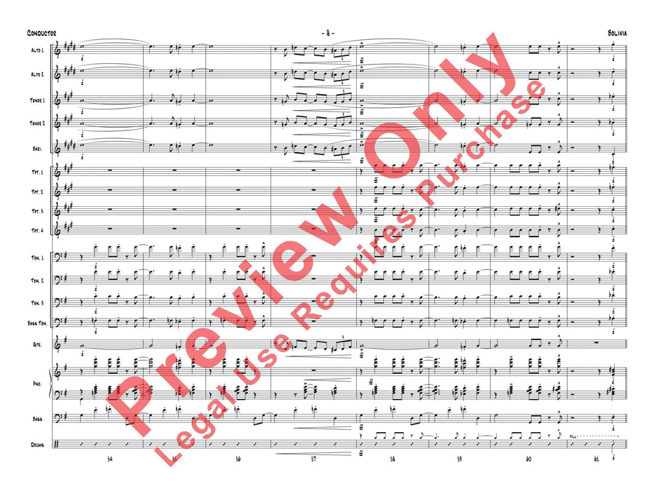 Bolivia 總譜 | 小雅音樂 Hsiaoya Music