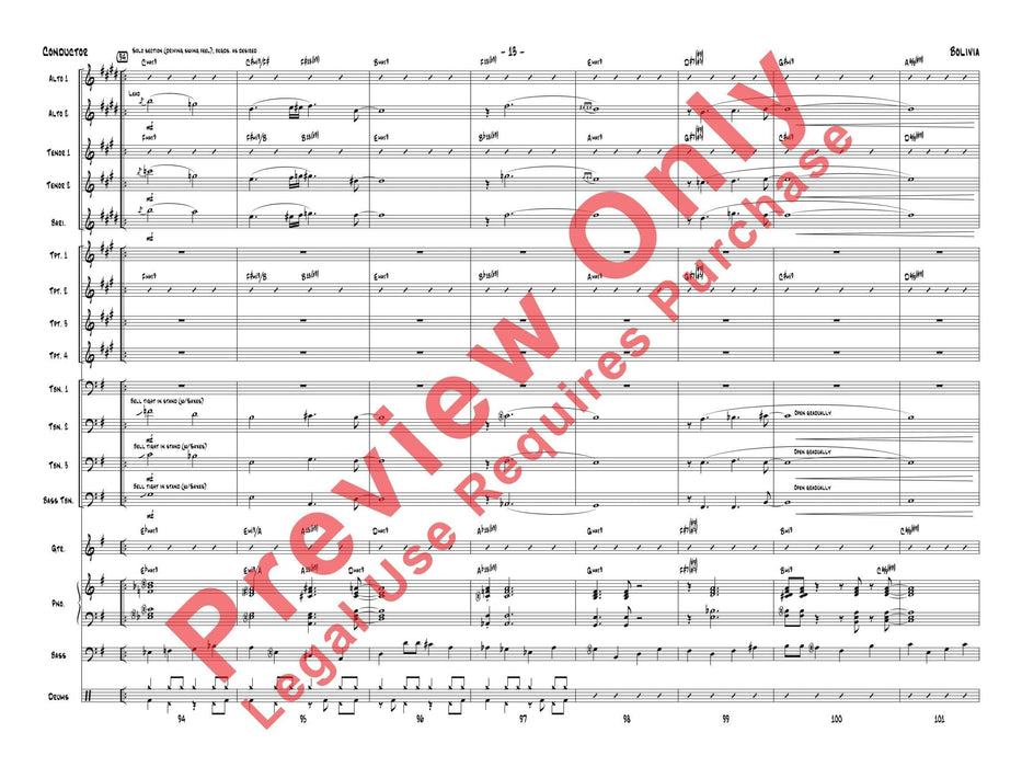 Bolivia 總譜 | 小雅音樂 Hsiaoya Music