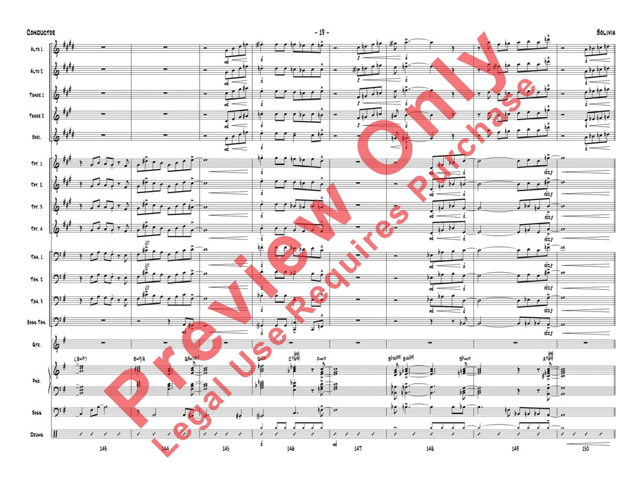 Bolivia 總譜 | 小雅音樂 Hsiaoya Music