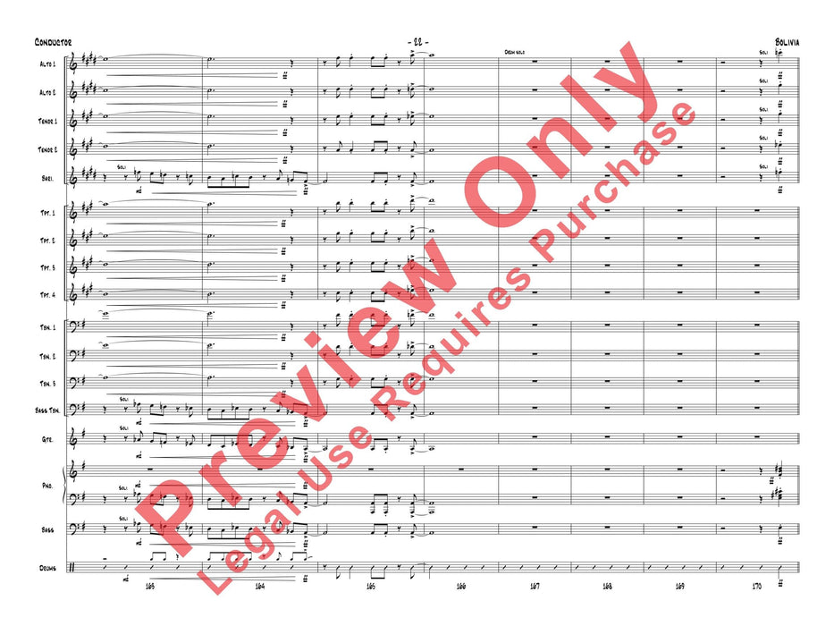 Bolivia 總譜 | 小雅音樂 Hsiaoya Music