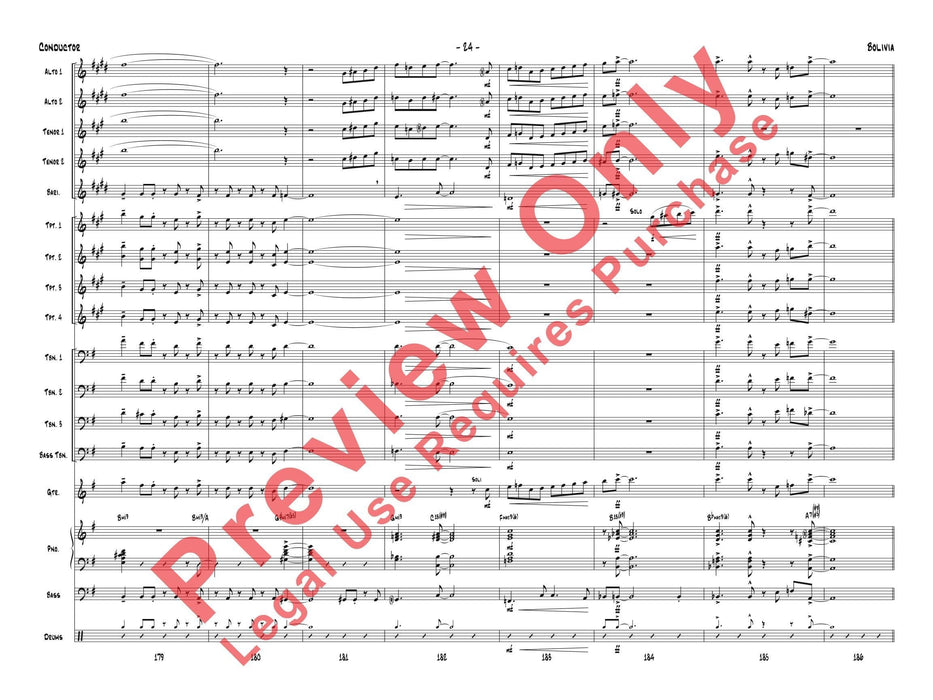 Bolivia 總譜 | 小雅音樂 Hsiaoya Music