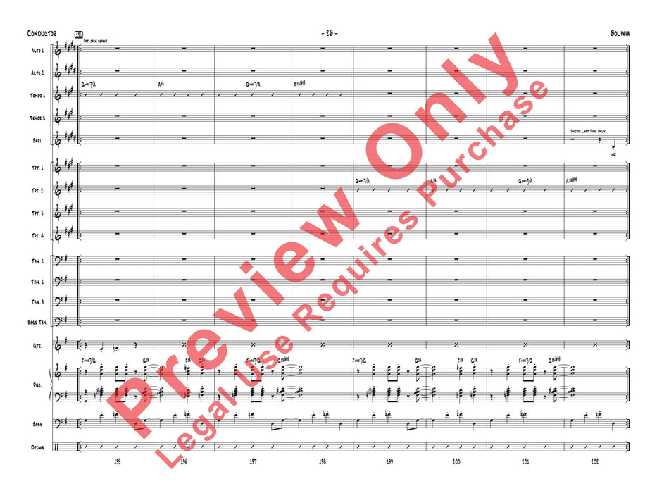 Bolivia 總譜 | 小雅音樂 Hsiaoya Music