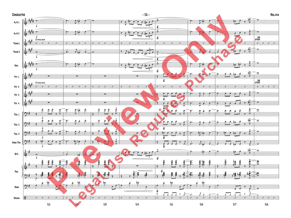 Bolivia 總譜 | 小雅音樂 Hsiaoya Music