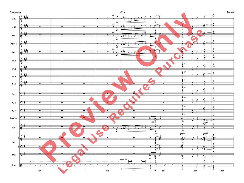 Bolivia 總譜 | 小雅音樂 Hsiaoya Music
