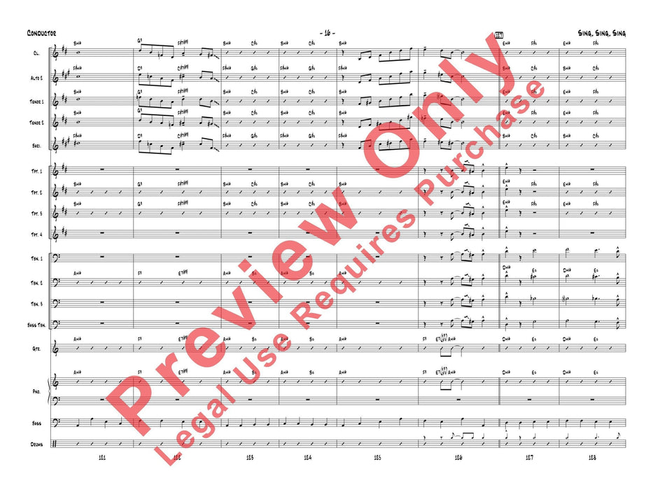Sing, Sing, Sing As Performed by Gordon Goodwin's Big Phat Band 總譜 | 小雅音樂 Hsiaoya Music
