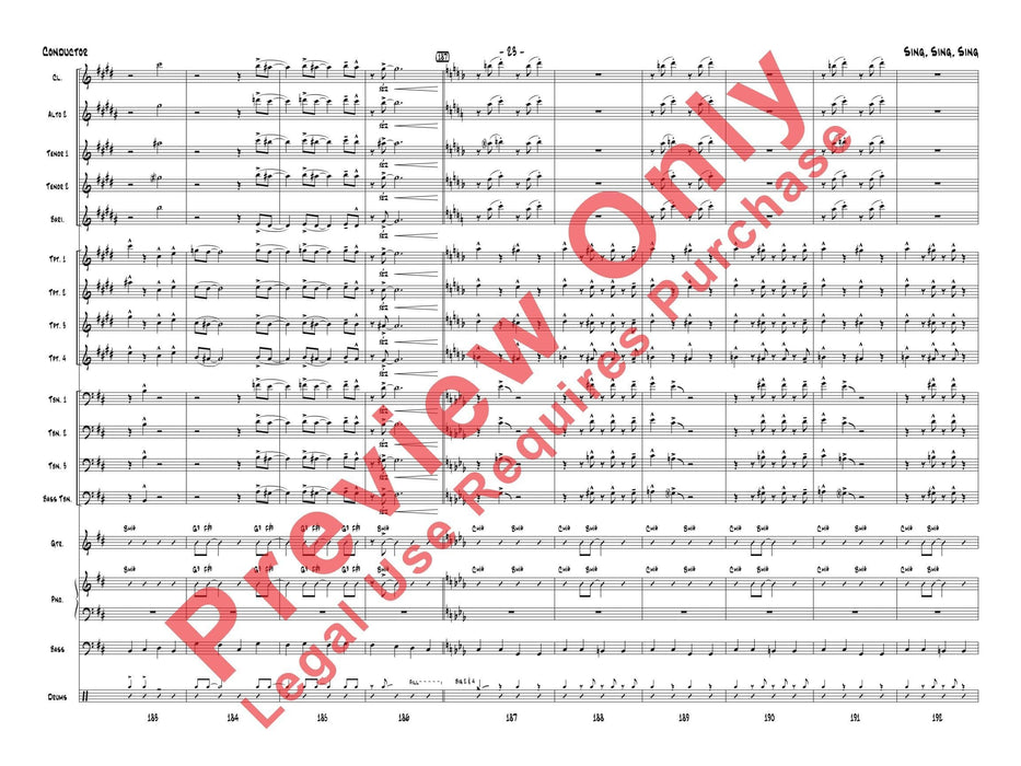 Sing, Sing, Sing As Performed by Gordon Goodwin's Big Phat Band 總譜 | 小雅音樂 Hsiaoya Music