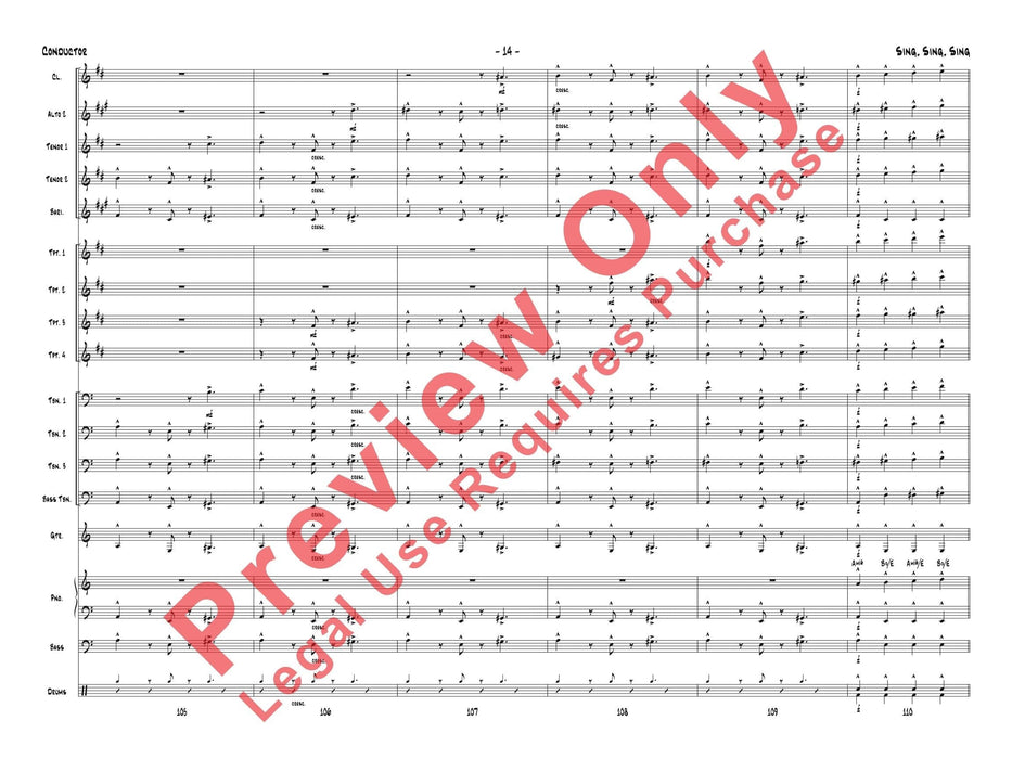 Sing, Sing, Sing As Performed by Gordon Goodwin's Big Phat Band | 小雅音樂 Hsiaoya Music