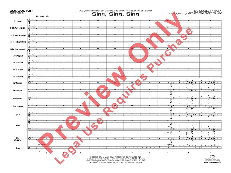Sing, Sing, Sing As Performed by Gordon Goodwin's Big Phat Band | 小雅音樂 Hsiaoya Music