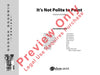 It's Not Polite to Point As Recorded by Gordon Goodwin's Big Phat Band (Trombone Section Feature) 長號樂節 總譜 | 小雅音樂 Hsiaoya Music