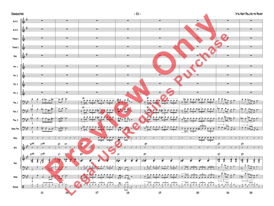 It's Not Polite to Point As Recorded by Gordon Goodwin's Big Phat Band (Trombone Section Feature) 長號樂節 | 小雅音樂 Hsiaoya Music