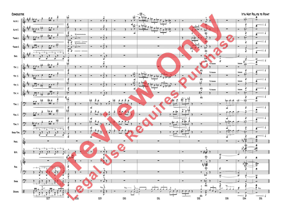 It's Not Polite to Point As Recorded by Gordon Goodwin's Big Phat Band (Trombone Section Feature) 長號樂節 | 小雅音樂 Hsiaoya Music