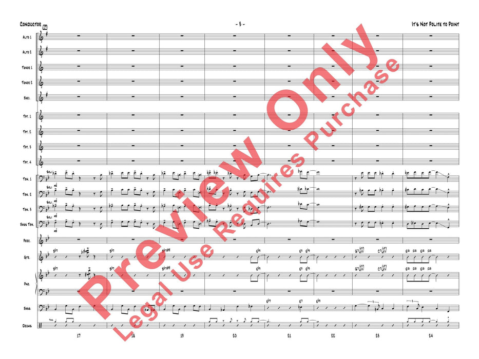 It's Not Polite to Point As Recorded by Gordon Goodwin's Big Phat Band (Trombone Section Feature) 長號樂節 | 小雅音樂 Hsiaoya Music