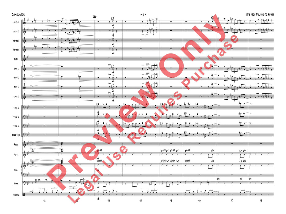 It's Not Polite to Point As Recorded by Gordon Goodwin's Big Phat Band (Trombone Section Feature) 長號樂節 | 小雅音樂 Hsiaoya Music