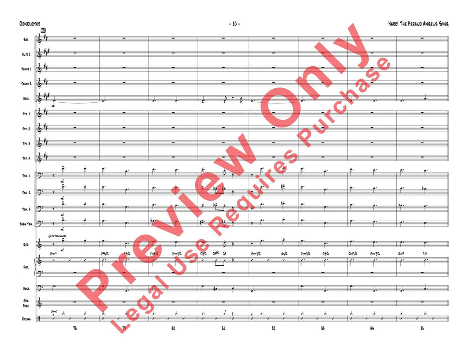 Hark! The Herald Angels Sing As Performed by Gordon Goodwin's Big Phat Band 總譜 | 小雅音樂 Hsiaoya Music