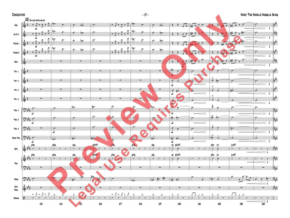 Hark! The Herald Angels Sing As Performed by Gordon Goodwin's Big Phat Band 總譜 | 小雅音樂 Hsiaoya Music