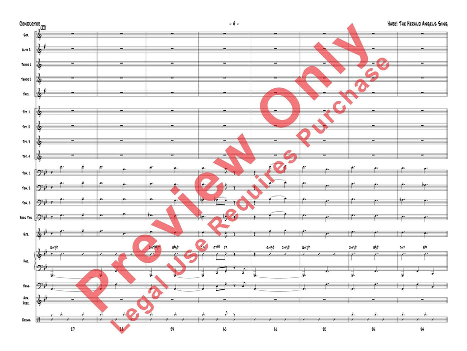 Hark! The Herald Angels Sing As Performed by Gordon Goodwin's Big Phat Band 總譜 | 小雅音樂 Hsiaoya Music