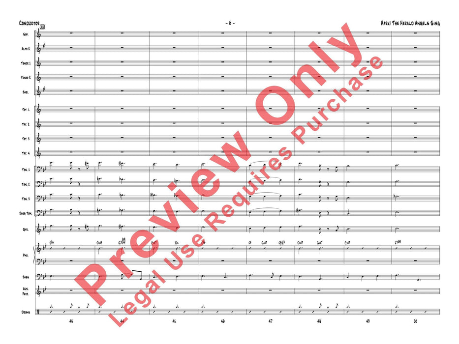 Hark! The Herald Angels Sing As Performed by Gordon Goodwin's Big Phat Band 總譜 | 小雅音樂 Hsiaoya Music