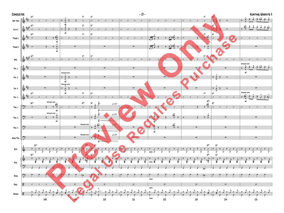 Hunting Wabbits 3 (Get Off My Lawn) As Recorded by Gordon Goodwin's Big Phat Band 總譜 | 小雅音樂 Hsiaoya Music