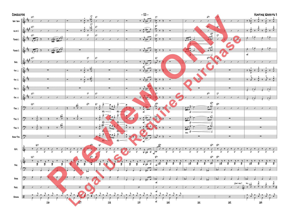 Hunting Wabbits 3 (Get Off My Lawn) As Recorded by Gordon Goodwin's Big Phat Band 總譜 | 小雅音樂 Hsiaoya Music