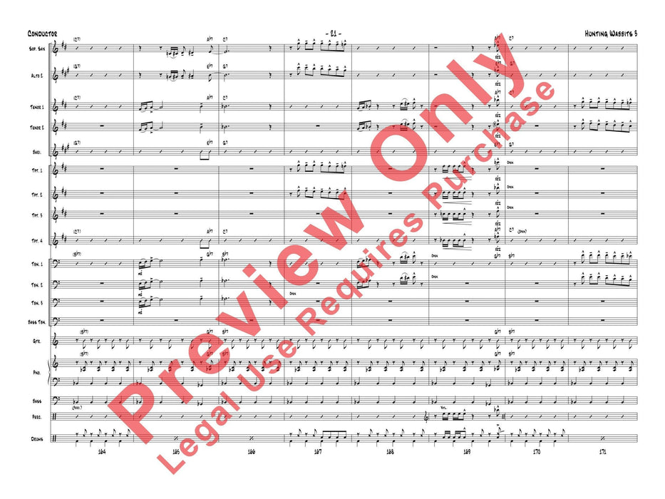 Hunting Wabbits 3 (Get Off My Lawn) As Recorded by Gordon Goodwin's Big Phat Band 總譜 | 小雅音樂 Hsiaoya Music