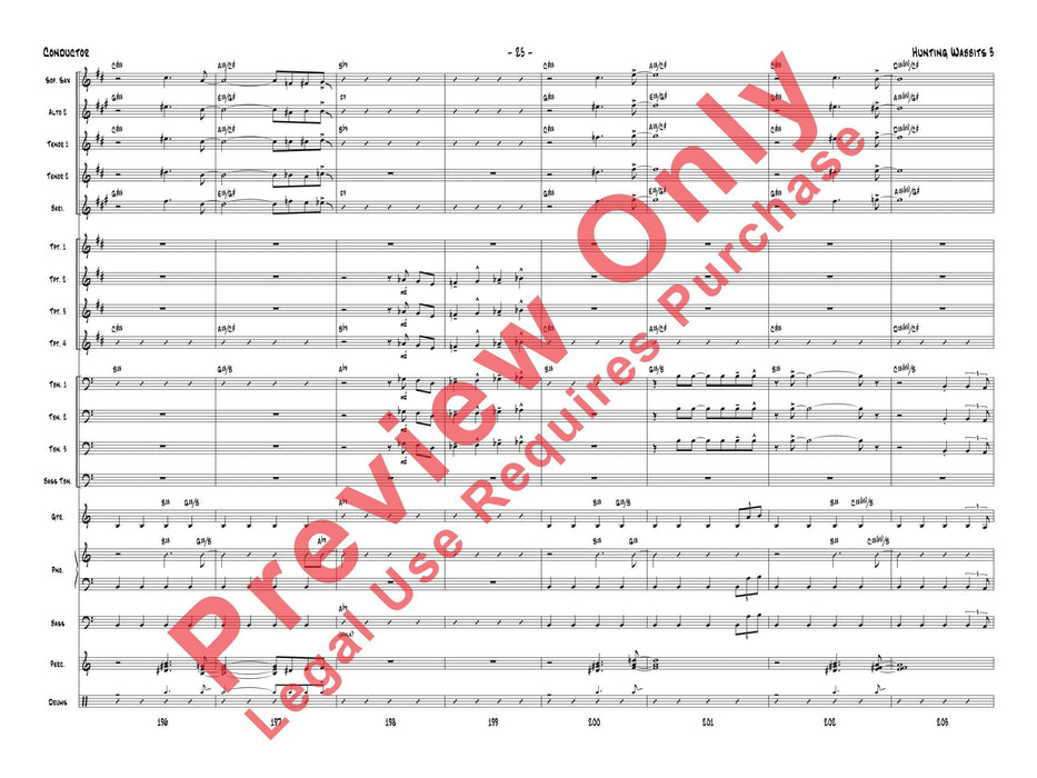 Hunting Wabbits 3 (Get Off My Lawn) As Recorded by Gordon Goodwin's Big Phat Band 總譜 | 小雅音樂 Hsiaoya Music