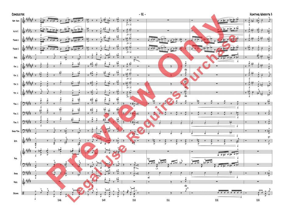 Hunting Wabbits 3 (Get Off My Lawn) As Recorded by Gordon Goodwin's Big Phat Band 總譜 | 小雅音樂 Hsiaoya Music