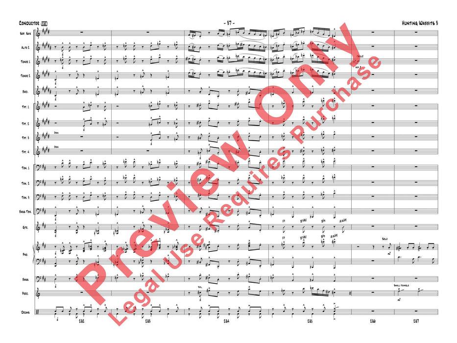 Hunting Wabbits 3 (Get Off My Lawn) As Recorded by Gordon Goodwin's Big Phat Band 總譜 | 小雅音樂 Hsiaoya Music
