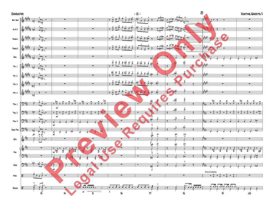 Hunting Wabbits 3 (Get Off My Lawn) As Recorded by Gordon Goodwin's Big Phat Band | 小雅音樂 Hsiaoya Music
