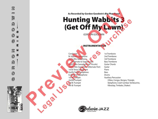 Hunting Wabbits 3 (Get Off My Lawn) As Recorded by Gordon Goodwin's Big Phat Band | 小雅音樂 Hsiaoya Music